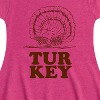 Girls' - Peanuts - Woodstock Turkey Fit & Flair Cap Sleeve Dress - 2 of 3