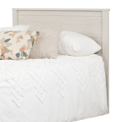 Fynn Full Winter Oak Wood Panel Headboard with Storage