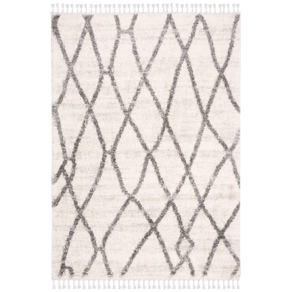 9'x12' Roseanne Rug Cream/Black - Safavieh