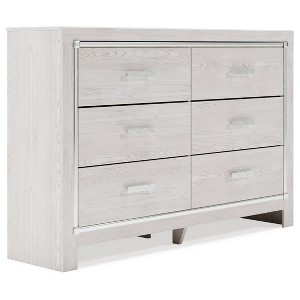 Altyra Dresser White - Signature Design by Ashley: 6-Drawer Storage, Laminated Finish, No Assembly Required - 1 of 4