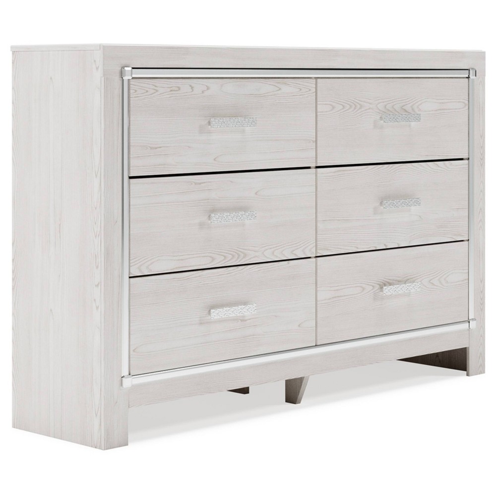 Photos - Dresser / Chests of Drawers Ashley Altyra Dresser White - Signature Design by 