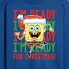 Men's - SpongeBob SquarePants - I'm Ready For Christmas Long Sleeve Graphic T-Shirt - 2 of 4