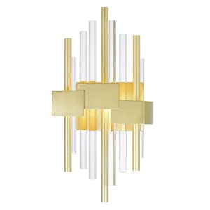 CWI Lighting Millipede 7 in LED Satin Gold Wall Sconce - 1 of 4