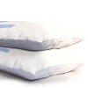 Deny Designs King April Lane Art Block Blue Monogram L Microfiber Printed Pillow Sham - 3 of 3