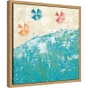 Amanti Art Beach Days by Sarah Adams Canvas Wall Art Print Framed 16-in. x 16-in. - 3 of 4