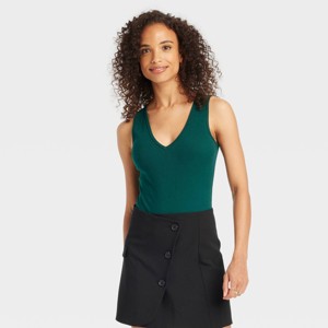 Women's Tank Bodysuit - A New Day™ - 1 of 3