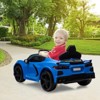 12V Kids Ride on Car Licensed Corvette Toddlers Electric Sports Car Ride on Toy with Remote Control, Visual Dashboard - 2 of 4