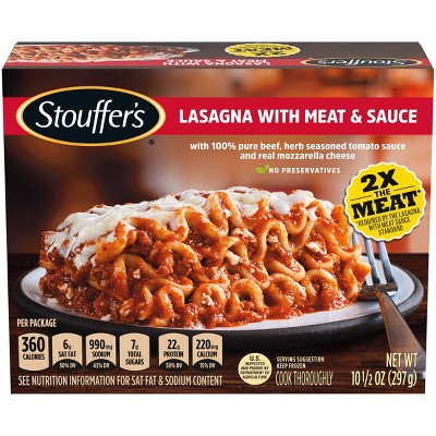 Stouffer's Frozen Lasagna with Meat & Sauce Classics - 10.5oz
