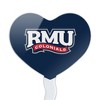 Robert Morris University Primary Logo Heart Love Cupcake Picks Toppers Decoration Set of 6 - 2 of 4