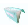 7 Pocket Expandable File Folder Letter Size Teal - up&up™: Polypropylene, Elastic Band, 50 Sheet Capacity, 7 Pockets - image 2 of 2