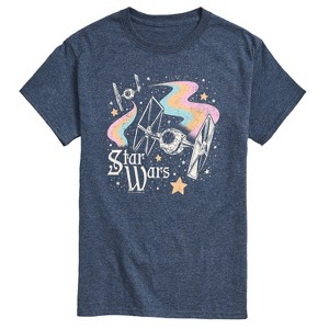 Men's - Star Wars - TIE Fighters Celestial Ships Short Sleeve Graphic T-Shirt - 1 of 4