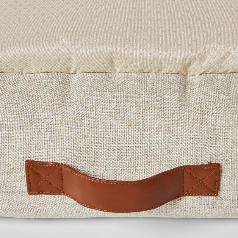Neutral 4-Sided Bolster Dog Bed - Boots &#38; Barkley&#8482; - Cream - M, 3 of 4