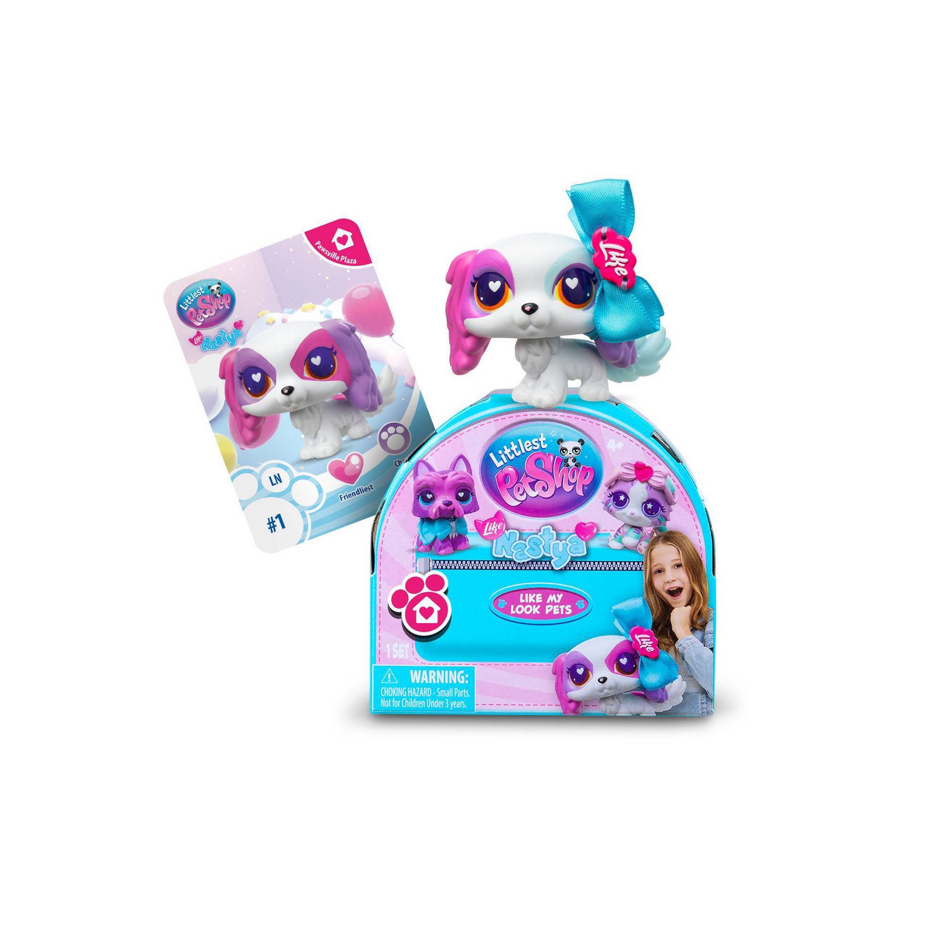Littlest Pet Shop Surprise Reveal Collectible Figures Like Nastya Pets Single Pack