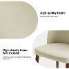Elisa Mid-century Modern Upholstered Dining Chair Set of 4 | ARTFUL LIVING DESIGN - 4 of 4