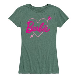 Women's - Barbie - Arrow Heart Logo Short Sleeve Graphic T-Shirt - 1 of 4