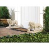 12" Polyresin Regal Lion Statue Duo Ivory - Zingz & Thingz: Outdoor Garden, Patio Decor, Driveway Accent - 3 of 3