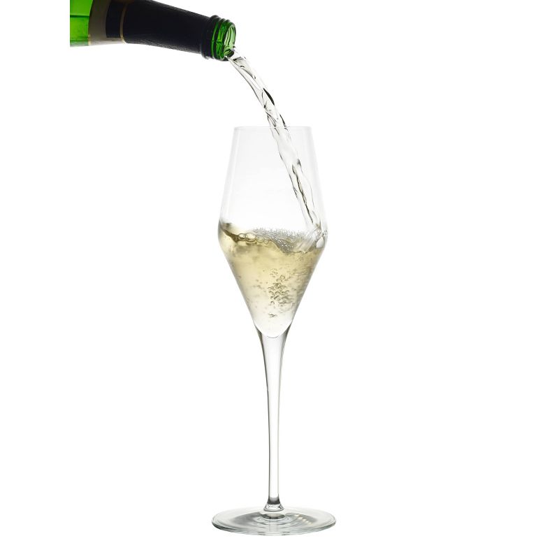 Set of 4 Quatrophil Champagne 10.25oz Drinkware Glasses - Stolzle Lausitz, 3 of 11