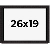 PosterPalooza | Modern Shadow Box 1" Depth Black Picture Frame - UV Acrylic, Backing Board, Hanging Hardware - 2 of 4