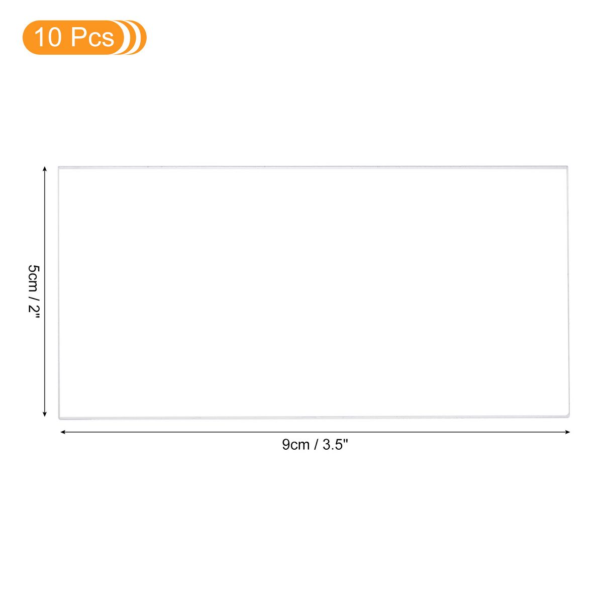 Unique Bargains Acrylic Versatile Durable Creative Place Cards Clear - thumbnail 2