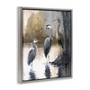 Stupell Industries Lake View Herons Floating Frame Canvas Art - 2 of 4