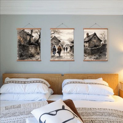 Floral Canvas Wall Art with Strong Artistic and Visual Aesthetics,3 - Pieces