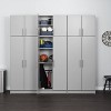 Prepac 96" Elite with 6 Storage Cabinet Set Light Gray: Laminated Wood Composite, 30 Shelves, 10 Doors - 2 of 4