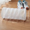 Garnen Shoe Washing Bag, Reusable Sneaker Shoe Laundry Bags for Washer Dryer Machine, Durable Mesh Washing Bag for Running Shoes, Socks, Bras, White - 2 of 4