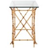 Mark Accent Table - Gold/Clear Glass - Safavieh. - 4 of 4