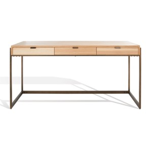 Genevieve 3 Drawer Writing Desk - SFV6008 - Safavieh Couture - 1 of 4