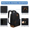 Anti-Theft Laptop Backpack w/ USB Port - Water-Resistant, Fits 17.3" (Black) - 4 of 4