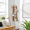 33" x 11.8" Alvar Corner 4 Tier Floating Ledge Column Wall Shelf - Danya B. - 3 of 4