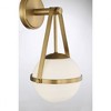 Savoy House Polson 1 - Light Wall Light in  Warm Brass - 3 of 3