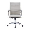 LeisureMod Harris High-Back Leather Office Conference Chair with Swivel and Tilt - 3 of 4