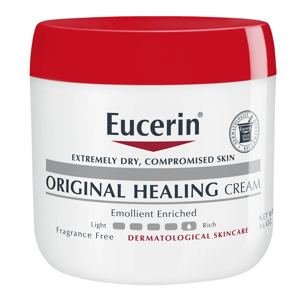 Photos - Cream / Lotion Eucerin Original Healing Cream Fragrance Free Body Cream for Dry Skin Unsc 