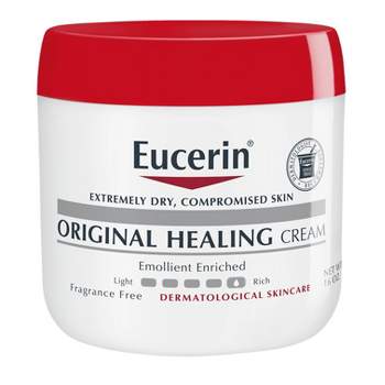 Eucerin Original Healing Cream Fragrance Free Body Cream for Dry Skin Unscented - 16oz