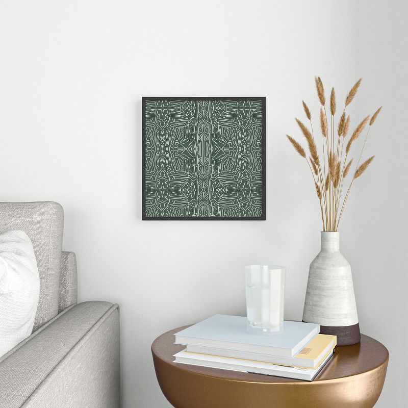Marta Barragan Camarasa Abstract pattern linear stroke Metal Framed Art Print - Deny Desings, 2 of 4