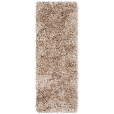 Well Woven Chie Beige Kuki Collection Ultra Soft Two-tone Long Floppy ...