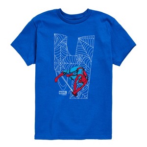 Boys' - Marvel - Spider-man 4Th Birthday Short Sleeve Graphic T-Shirt - 1 of 4