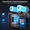 Mojgar Commercial slushy Machine, 2Tank 15L Slushy Machine 700W Frozen Drink Maker - 4 of 4