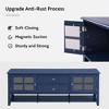 PAGED Modern TV Stand with Double Storage Space, Media Console Table with Drop Down Door, TV Stands for Living Room - 4 of 4