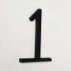 Metal House Number Plaque Matte Black - Hearth & Hand™ with Magnolia - 3 of 4