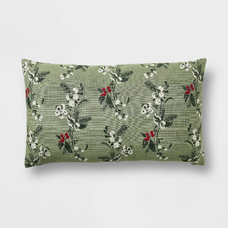 Oversized Printed Floral Throw Pillow - Threshold™ designed with Studio McGee, 1 of 6
