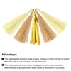 Unique Bargains Garland DIY Decoration Tassel Garland Banner 30 Pcs - 4 of 4