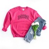 Simply Sage Market Women's Graphic Sweatshirt Embroidered Mom Varsity Outline - 3 of 3