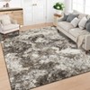 Modern Machine Washable Area Rug for Living Room Indoor Abstract Rug Soft Ultra Thin Non Shedding Low Pile Stain Resistant Carpet for Home Decor - 3 of 4