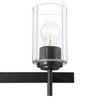Possini Euro Design Possini Euro Evette 21" Wide Black 3-Light Bath Light - 3 of 4