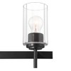 Possini Euro Design Possini Euro Evette 21" Wide Black 3-Light Bath Light - image 3 of 4