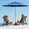 Aoodor 10 ft Patio Umbrella, Outdoor Table Umbrella, Market Umbrella with 3 Tier - 2 of 4