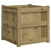 vidaXL Garden Planter 19.7"x19.7"x19.7" Impregnated Wood Pine - 2 of 4