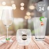 Big Dot of Happiness Woodland Creatures - Baby Shower or Birthday Party Paper Beverage Markers for Glasses - Drink Tags - Set of 24 - 2 of 4